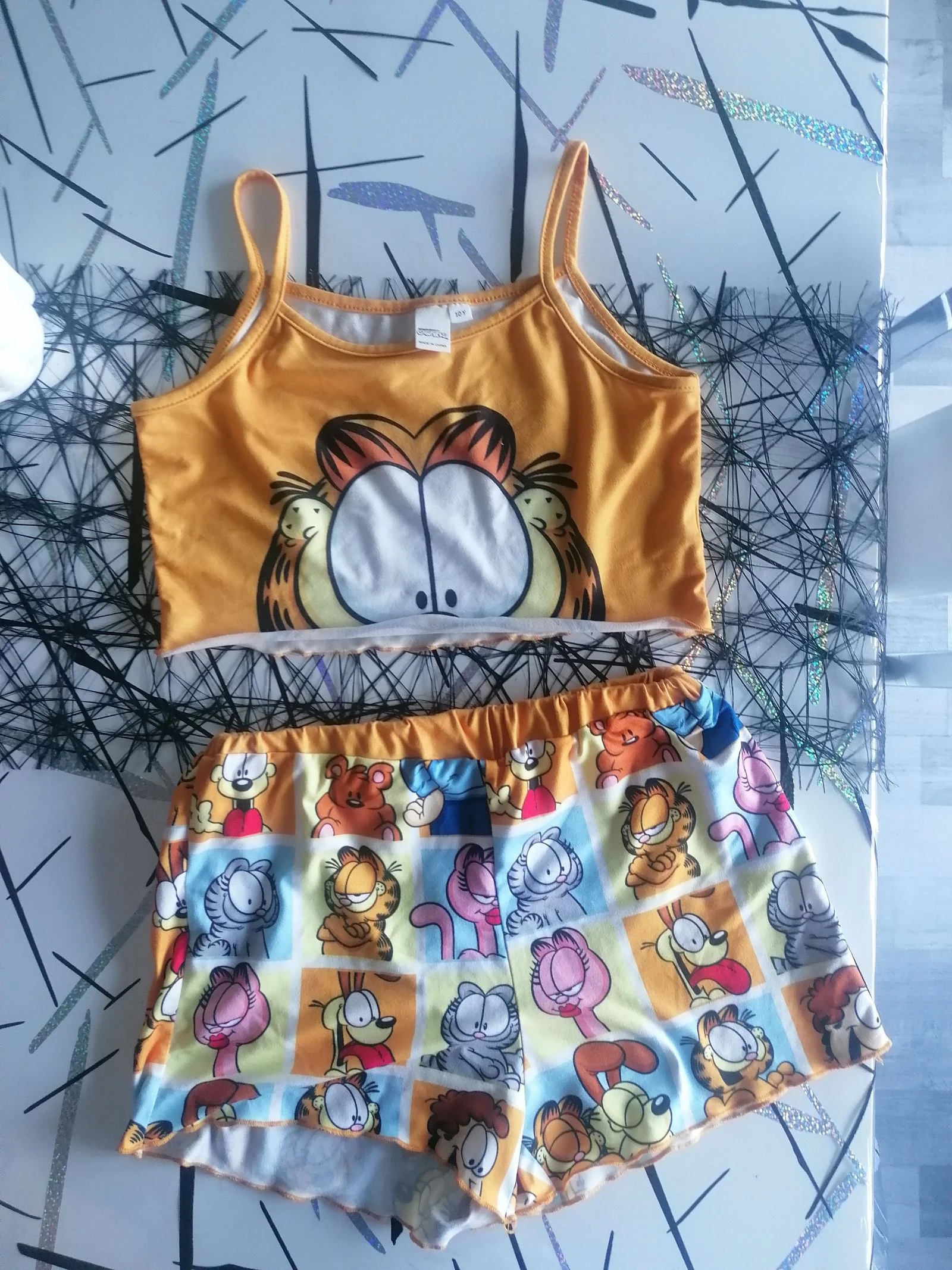 Pyjashort Garfield 🐱 T 10 ans